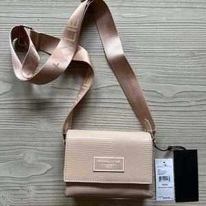 Kendall + Kylie Crossbody Bag in Blush Pink